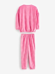 Pink Heart Cosy Fleece Pyjamas (3-16yrs) - Image 8 of 10