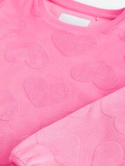 Pink Heart Cosy Fleece Pyjamas (3-16yrs) - Image 9 of 10