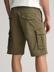 Grün - Gant Relaxed-Cargoshorts aus Twill - Bild 2 von 9