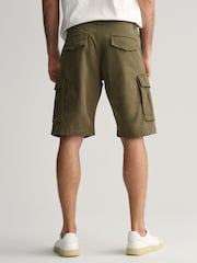 Grün - Gant Relaxed-Cargoshorts aus Twill - Bild 3 von 9