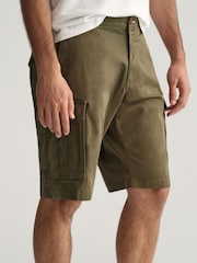 Grün - Gant Relaxed-Cargoshorts aus Twill - Bild 6 von 9
