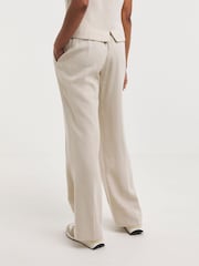 JD Williams Wide Leg Nude Trousers - Image 2 of 4