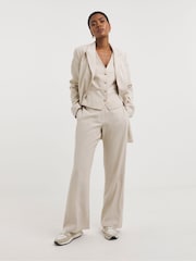JD Williams Wide Leg Nude Trousers - Image 3 of 4