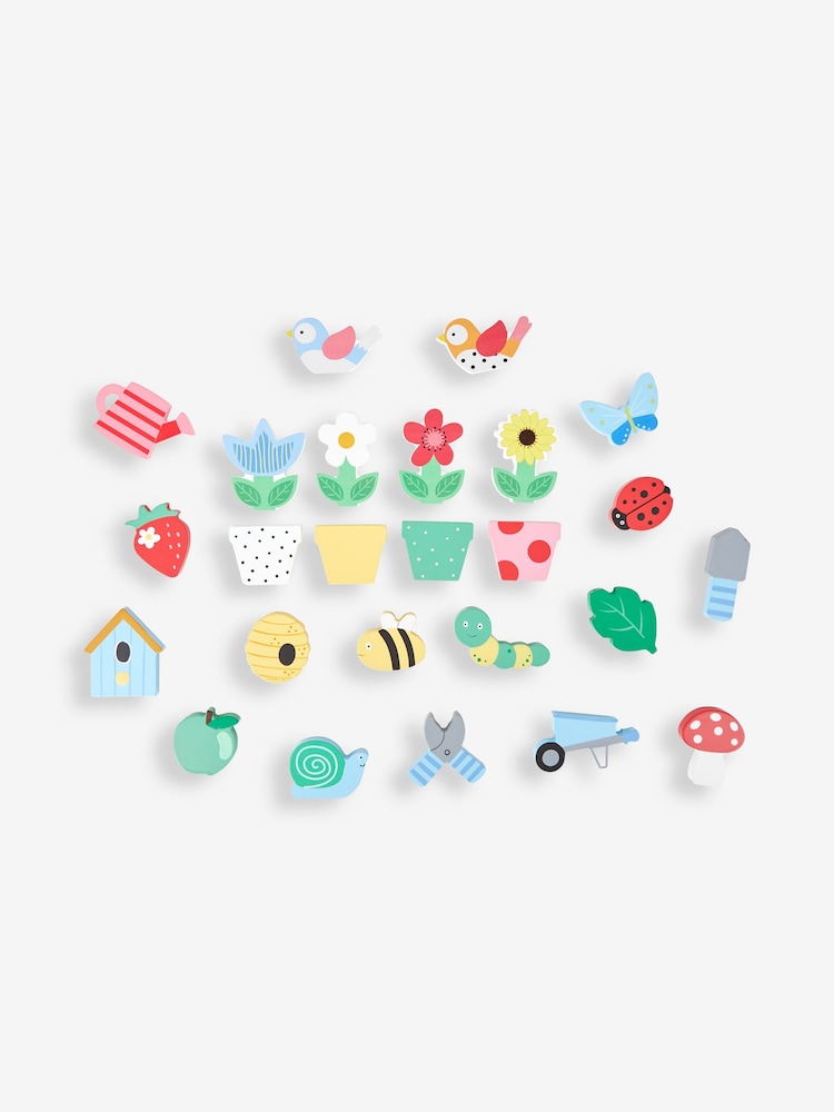 JoJo Maman Bébé Garden Friends Pocket Set - Image 2 of 2 JoJo Maman Bébé Garden Friends Pocket Set - Image 2 of 2