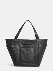 Hush Black Mariana Leather Tote Bag - Image 1 of 4