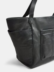 Hush Black Mariana Leather Tote Bag - Image 4 of 4
