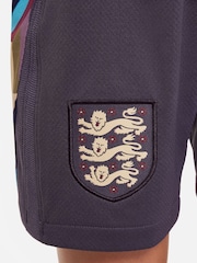 Nike Purple Jr. Dri-FIT England Away Stadium Football Shorts - Image 5 of 7