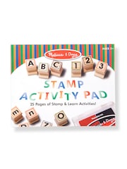 Melissa & Doug Deluxe Wooden Stamp Set ABCs 123s - Image 3 of 8