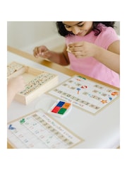 Melissa & Doug Deluxe Wooden Stamp Set ABCs 123s - Image 7 of 8