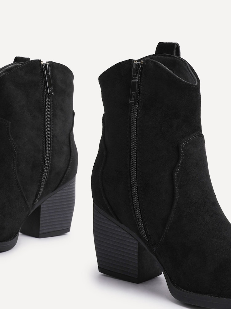 Ante negro - Botas de antelina estilo western Jessie de Linzi - Imagen 6 de 6 Ante negro - Botas de antelina estilo western Jessie de Linzi - Imagen 6 de 6