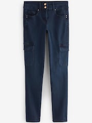 Dark Blue Lift, Slim And Shape Slim Cargo Jeans - Image 5 of 6