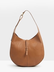 Hush Brown Isla Leather Scoop Tote Bag - Image 2 of 4