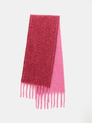 Hush Pink Asher Two Tone Winter Scarf - Image 3 of 4