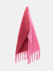 Hush Pink Asher Two Tone Winter Scarf - Image 4 of 4