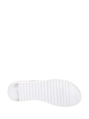 Hush Puppies White Gemma Espadrille Wedge Sandals - Image 4 of 4
