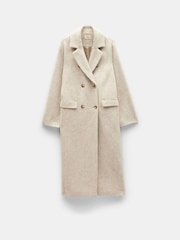 Hush Cream Scout Double Breasted 100% Cotton Coat - Image 5 of 5