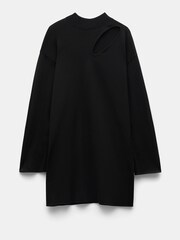 Hush Black Colby Cut Out Knitted Dress - Image 5 of 5