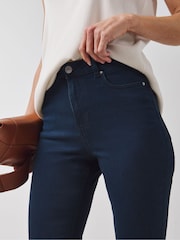 JD Williams Blue High Waist Supersoft Bootcut Jeans - Image 4 of 4