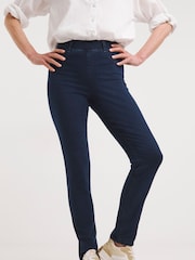 JD Williams Dark Blue Slim Leg Jeggings - Image 1 of 4
