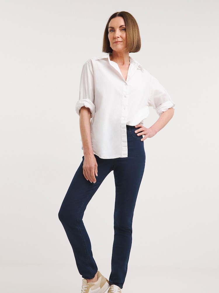 JD Williams Dark Blue Slim Leg Jeggings - Image 3 of 4