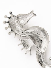 Iridescent Sparkle Seahorse Brooch Made With Recycled Zinc - Image 2 of 2