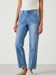 Hush Blue Light Boyfriend 100% Cotton Jeans - Image 1 of 8