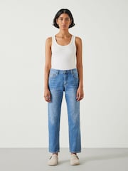 Hush Blue Light Boyfriend 100% Cotton Jeans - Image 2 of 8