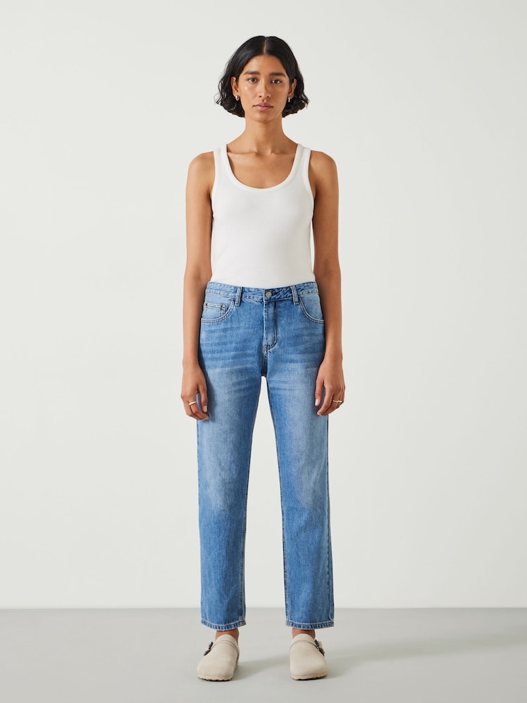 Hush Blue Light Boyfriend 100% Cotton Jeans - Image 2 of 8