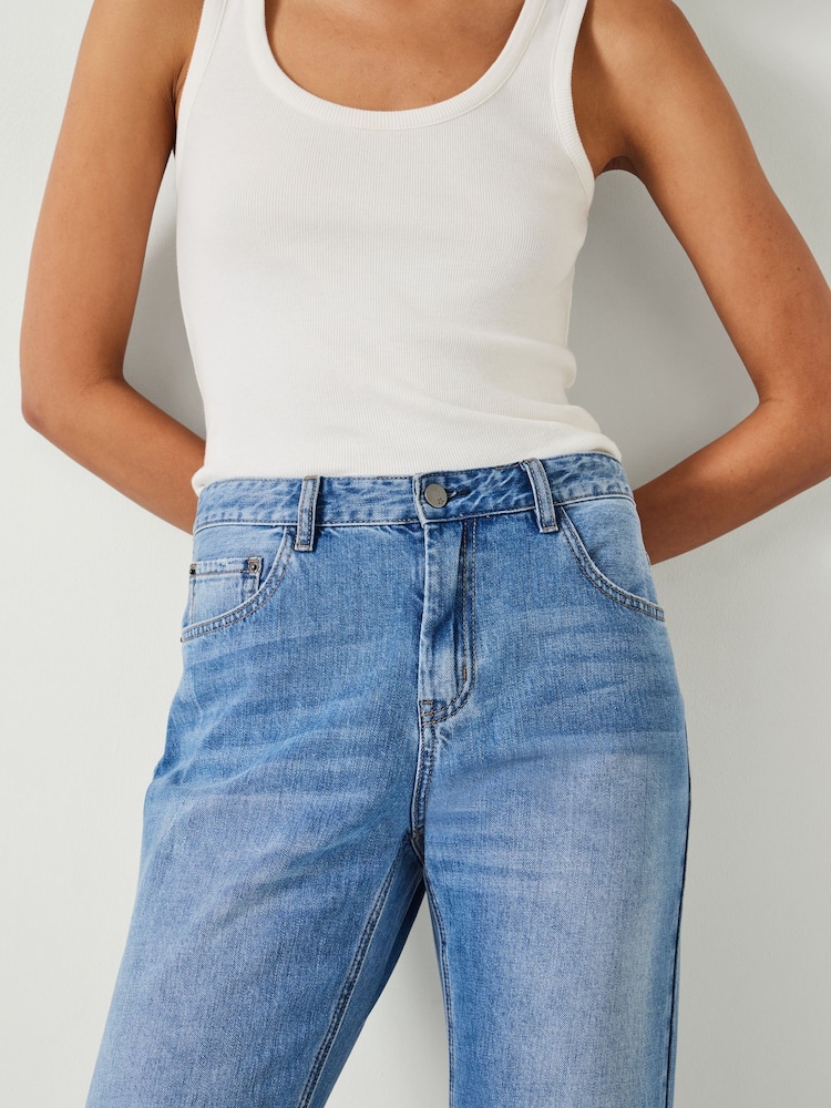 Hush Blue Light Boyfriend 100% Cotton Jeans - Image 3 of 5