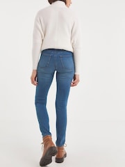 JD Williams Blue 24/7 Slim Leg Jeans - Image 2 of 4