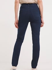 JD Williams Dark Blue 24/7 Slim Leg Jeans - Image 2 of 3