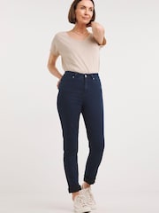 JD Williams Dark Blue 24/7 Slim Leg Jeans - Image 3 of 3