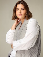Live Unlimited Grey Curve Cardigan - Image 2 of 5