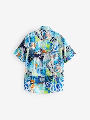 Multi Palms Short Sleeve Printed Shirt (3-16yrs) - Image 2 of 6