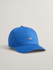 GANT Blue Boys Shield Cotton Twill Cap - Image 3 of 4