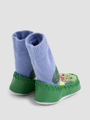 Calcetines tipo pantuflas con escena de granja de Jojo Maman Bébé - Imagen 2 de 4