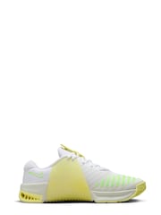 Nike White/Lime Metcon 9 Trainers - Image 3 of 11