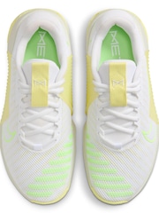 Nike White/Lime Metcon 9 Trainers - Image 7 of 11