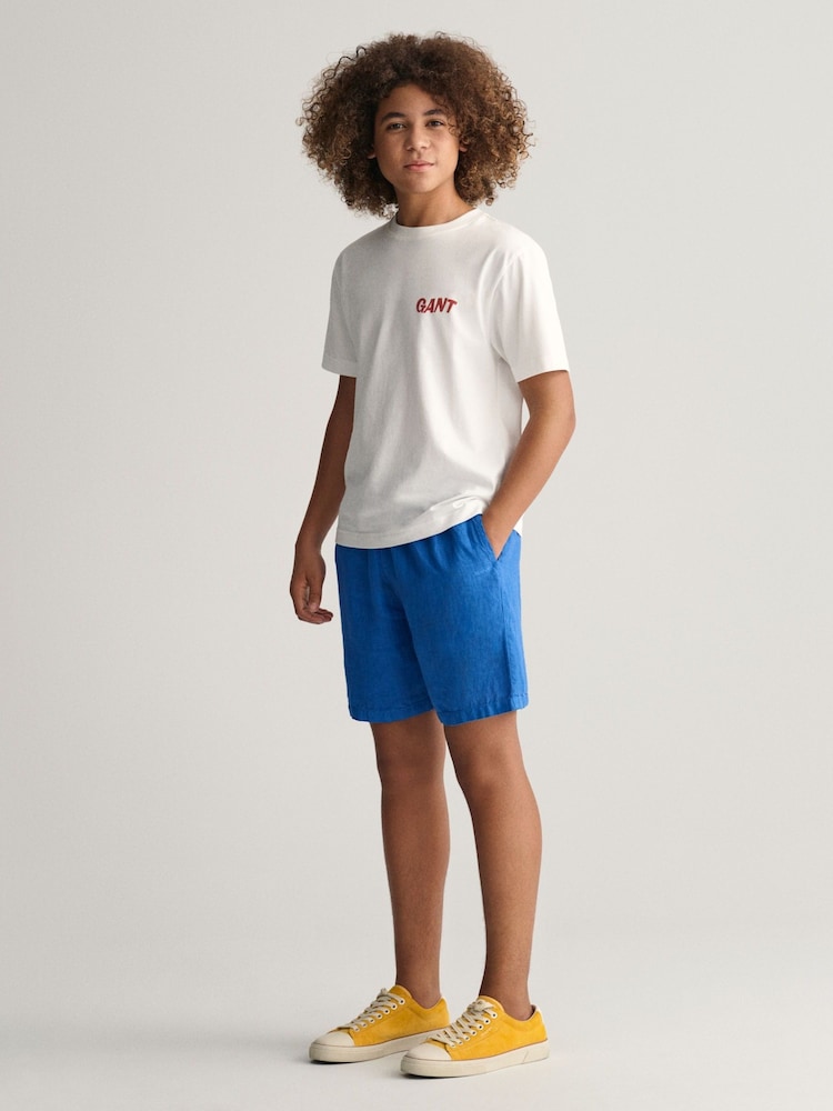 GANT Off White Boys Resort 100% Cotton T-Shirt - Image 1 of 5