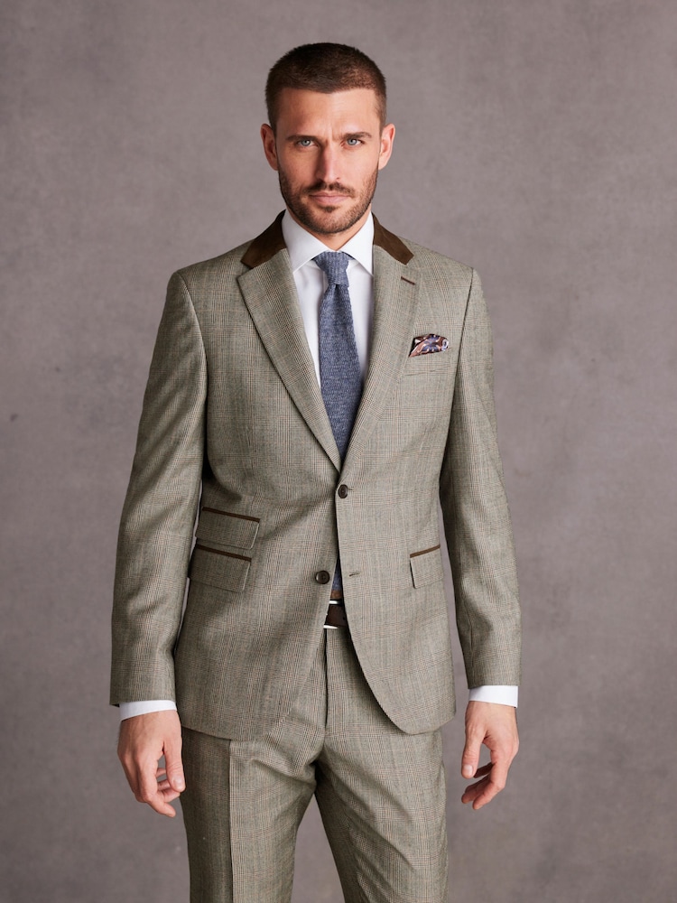 Brown Signature Alfred Italian Wool Suit Jacket - Image 1 of 11