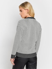 PixieGirl Petite Grey Herringbone Jumper - Image 2 of 4