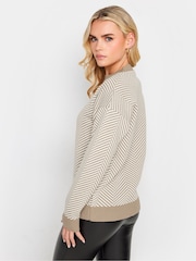 PixieGirl Petite Brown Herringbone Jumper - Image 2 of 4