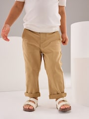 Ochre Yellow Stretch Chinos Trousers (3mths-7yrs) - Image 1 of 8