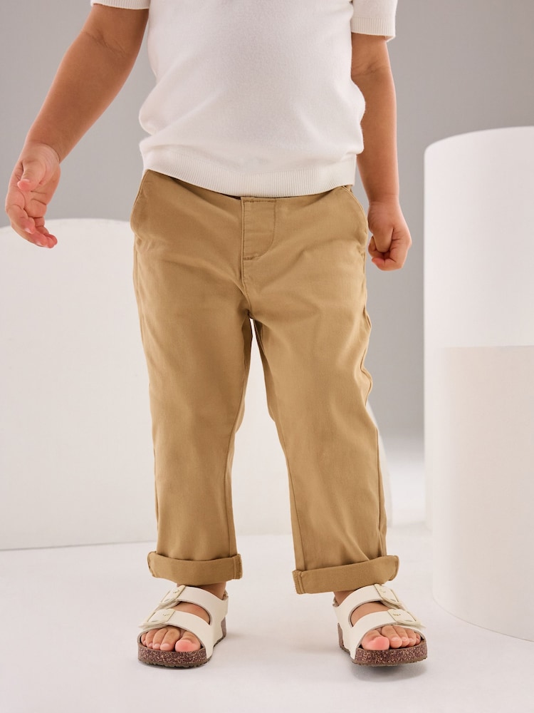 Ochre Yellow Stretch Chinos Trousers (3mths-7yrs) - Image 1 of 8