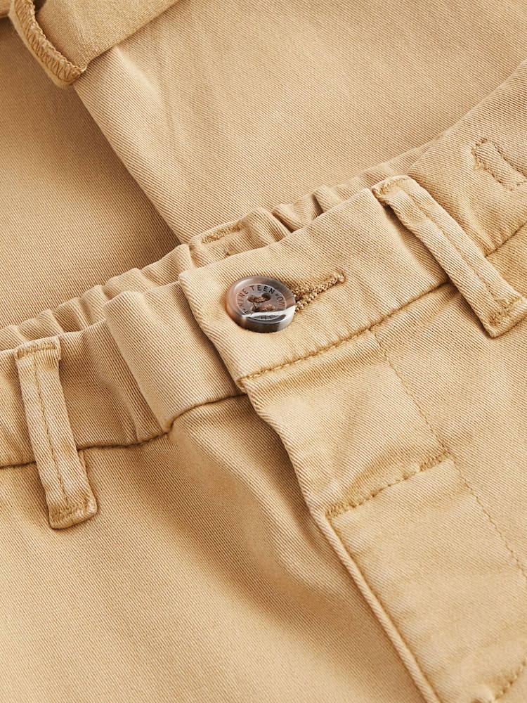 Ochre Yellow Stretch Chinos Trousers (3mths-7yrs) - Image 8 of 8