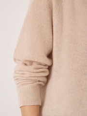 Hush Natural Constance Cashmere V-Neck Jumper - Image 4 of 5