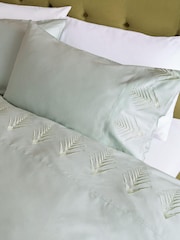 Swoon Mint Green 220 Thread Count 100% Cotton Waltz Duvet Cover and Pillowcase Set - Image 2 of 4