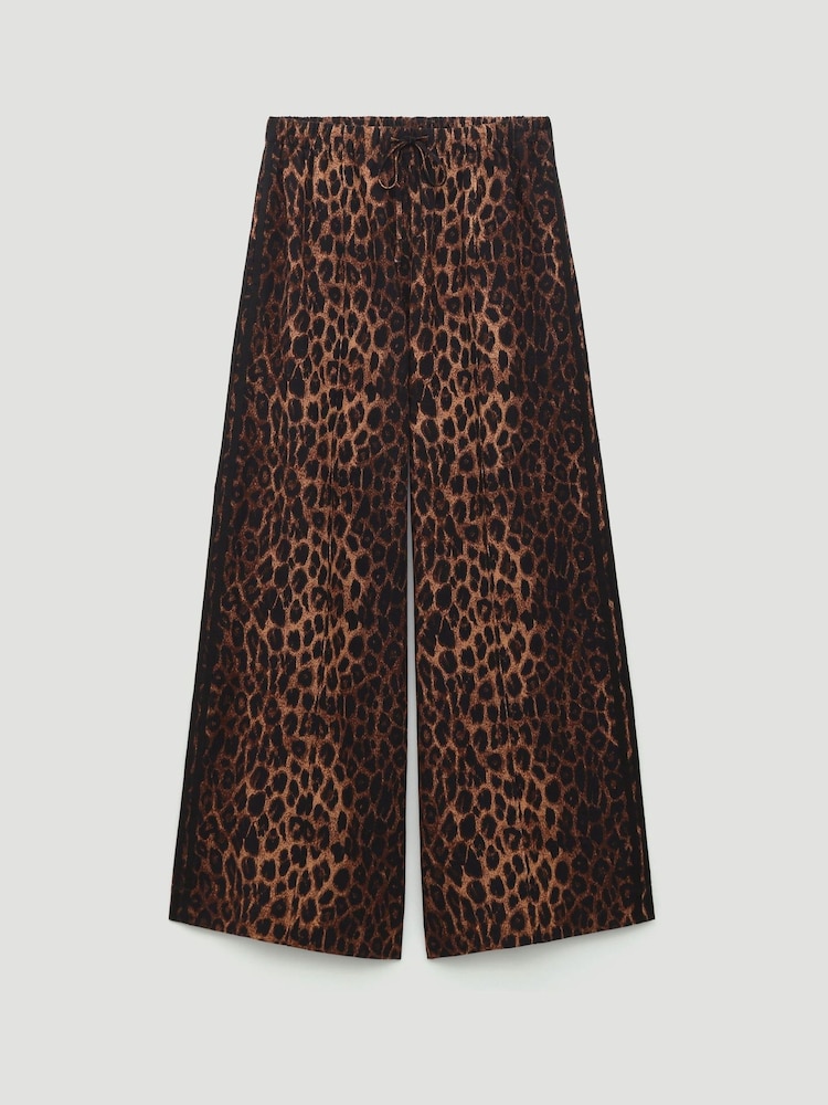 Hush Animal Petunia Linen Blend Leopard Print Trousers - Image 6 of 6 Hush Animal Petunia Linen Blend Leopard Print Trousers - Image 6 of 6