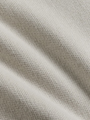 Peckham Rye Grey 100% Cotton Knitted Intarsia Crew Neck Jumper - Image 6 of 6