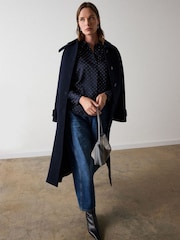 Whistles Hot Fix Hammered Satin Shirt - Bilde 1 av 4